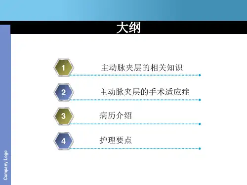 主动脉夹层护理查房1ppt课件