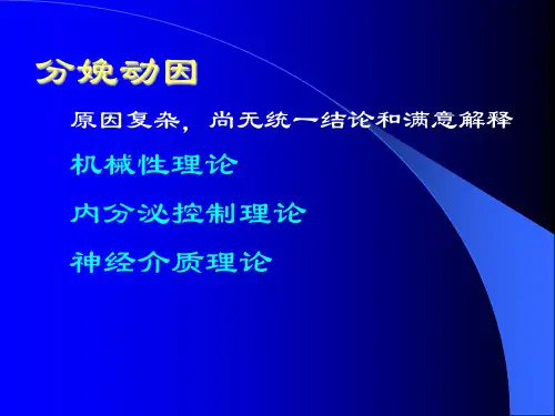正常分娩ppt课件