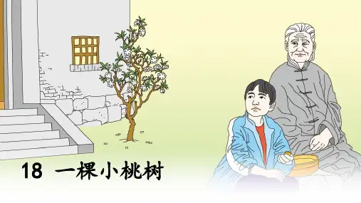 部编版语文七年级下册第19课《一棵小桃树》 课件(共20张PPT)