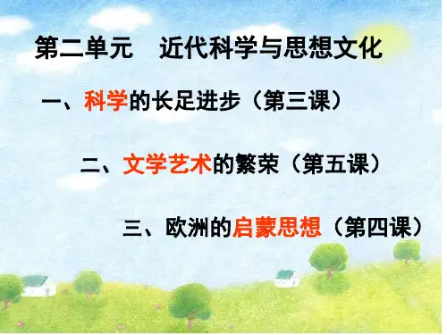 第4课《欧洲启蒙思想》