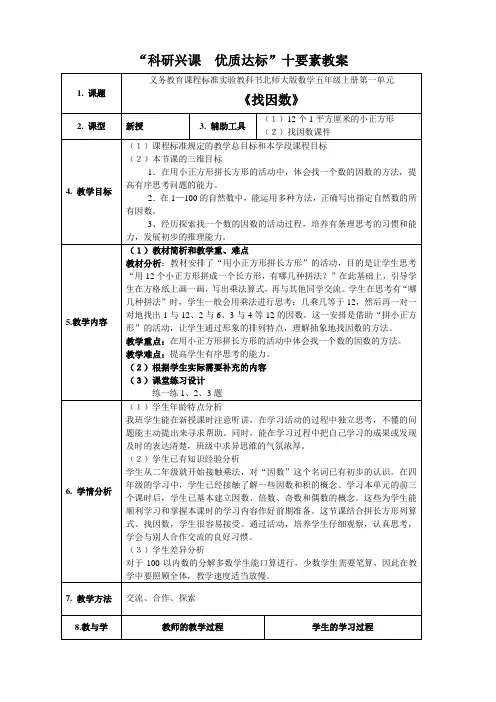 找因数