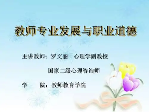 4教师专业发展的评价