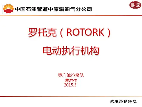 罗托克(ROTORK)电动执行机构
