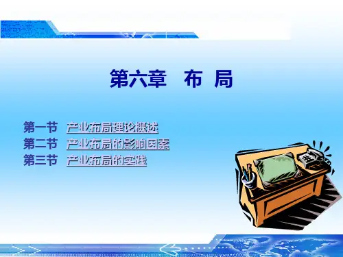 第六章产业布局.