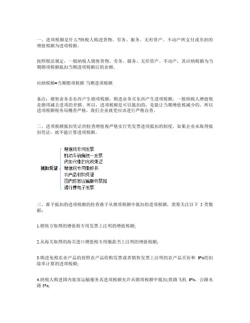 纳税检查-进项税额的检查
