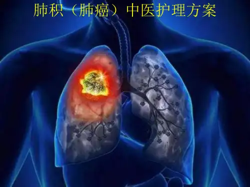 肺积(肺癌)中医护理方案ppt课件