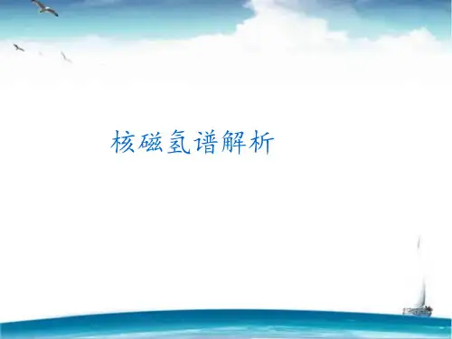 核磁氢谱解析  ppt课件