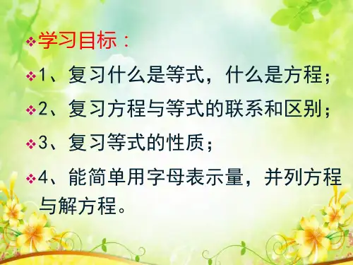 式与方程2