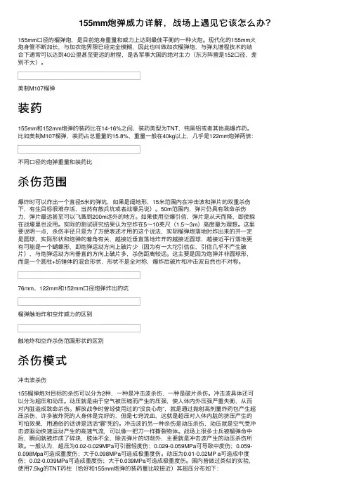 155mm炮弹威力详解，战场上遇见它该怎么办？