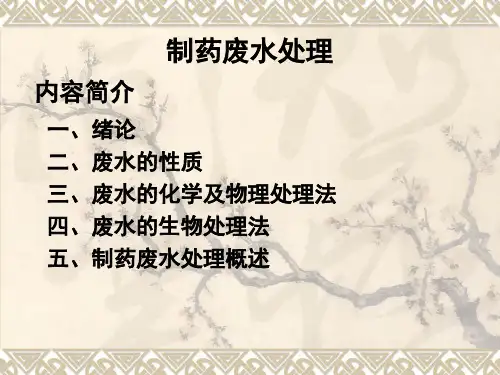 制药废水-PPT