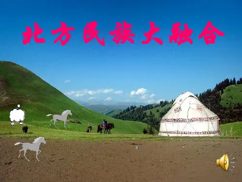 新课标人教版初中历史七年级上册第20课北方民族大融合精品ppt课件