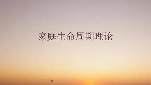 家庭生命周期理论