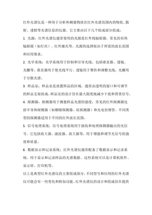 红外光谱仪组成