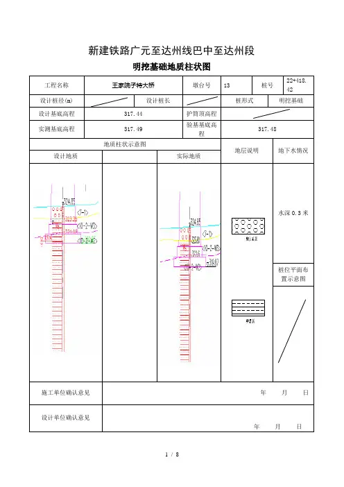 地质柱状图