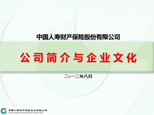 中国人寿财险公司简介企业文化