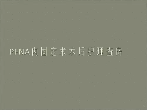 PFNA内固定术的护理查房ppt课件