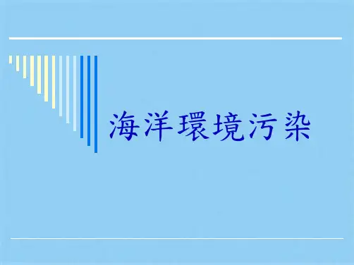 海洋环境污染(共12张PPT)