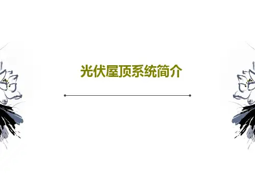 光伏屋顶系统简介PPT文档共37页