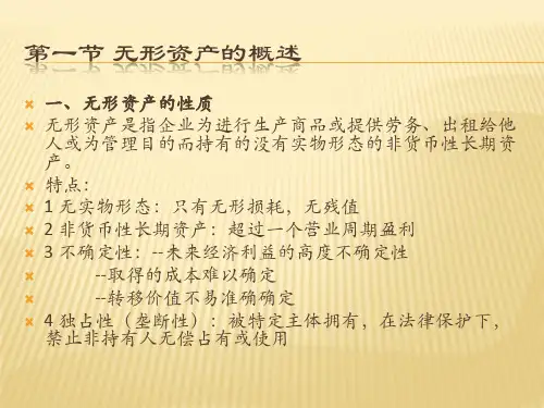 第七章无形资产和其他资产ppt课件