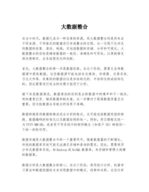 大数据整合