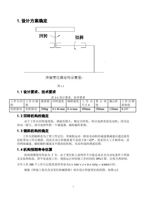 焊接变位器变位机