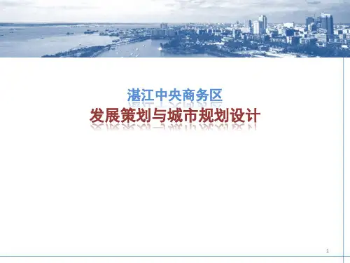 湛江中央商务区(CBD)发展策划与城市规划设计PPT课件