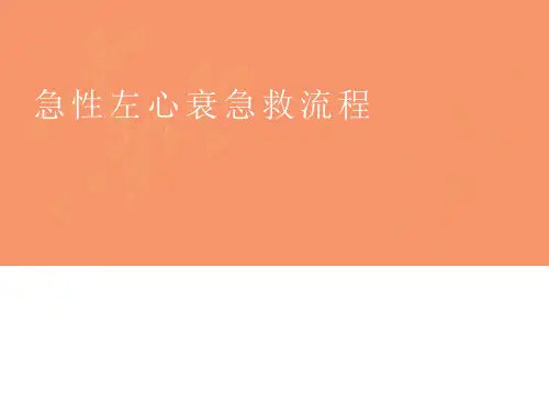 左心衰诊断分型与治疗