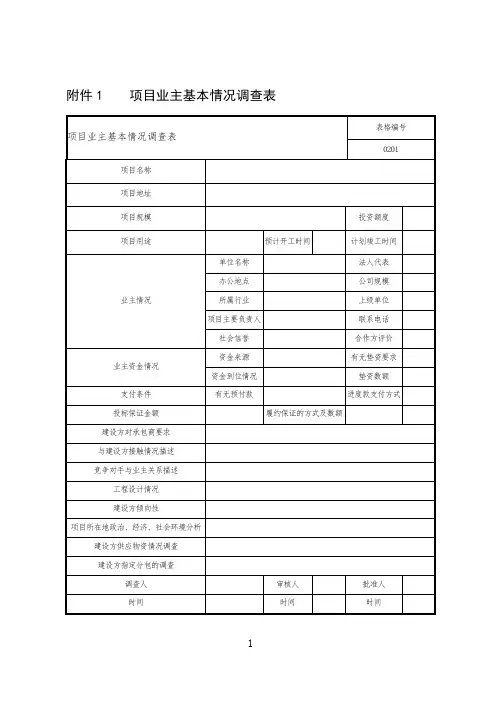 名企编制建筑工程项目管理全套表格(165页 附大量台账表格)29529