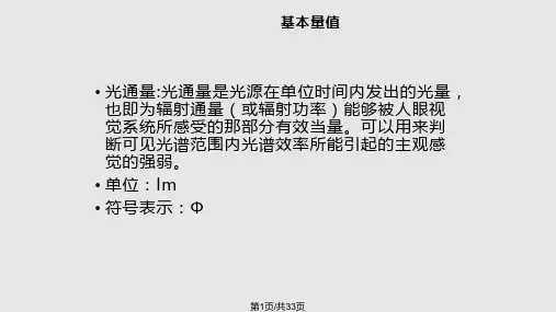 灯具分布光测量PPT课件