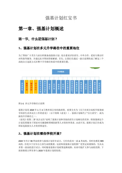 资料-强基计划百科全书红宝书