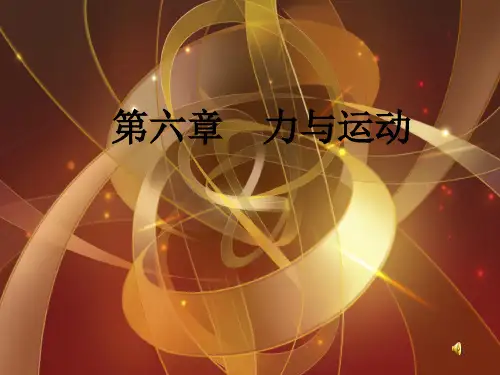 第六章力与运动课件