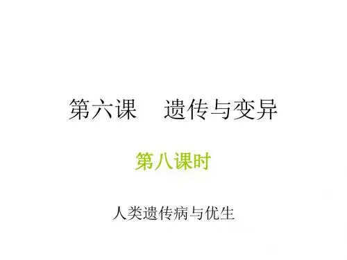 高二生物人类遗传病与优生(新编201908)