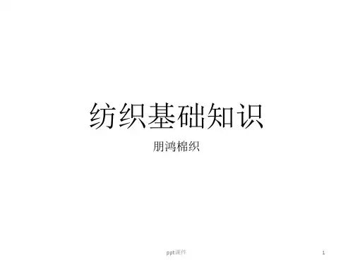 纺织基础知识  ppt课件
