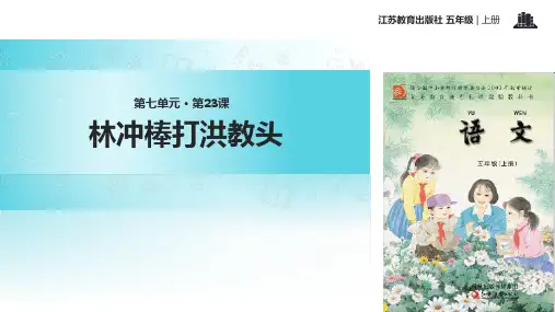 林冲棒打洪教头  PPT课件