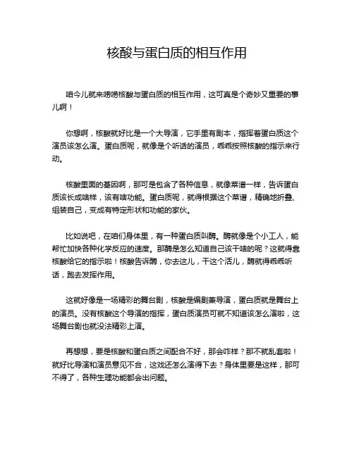 核酸与蛋白质的相互作用