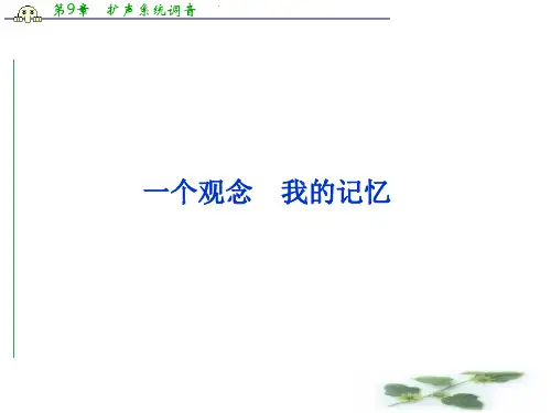 高二(语文)语文选修中外现代诗歌欣赏课件：第一单元一个观念 我的记忆