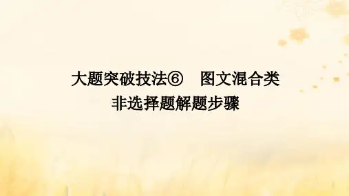 创新版2025版高考历史全程一轮复习第三单元大题突破技法6图文混合类非选择题解题步骤课件