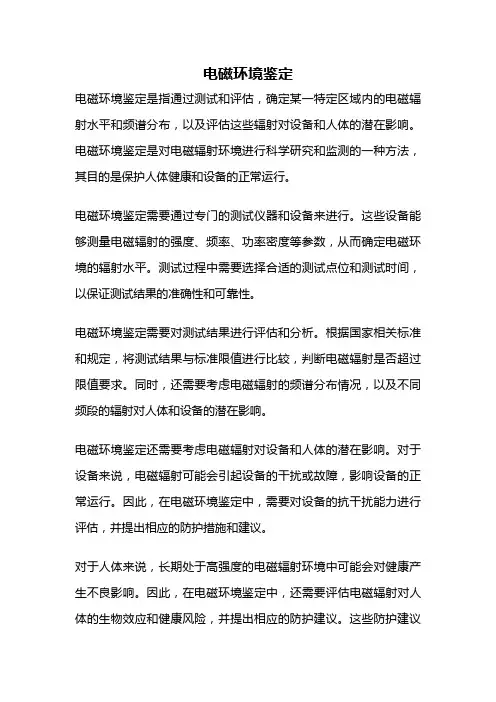 电磁环境鉴定