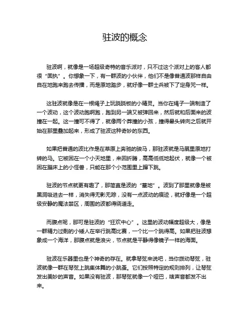 驻波的概念