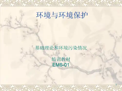 环境与环境保护概论(PPT 51页)