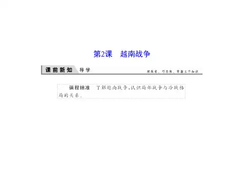 人教版高中历史选修3课件越南战争