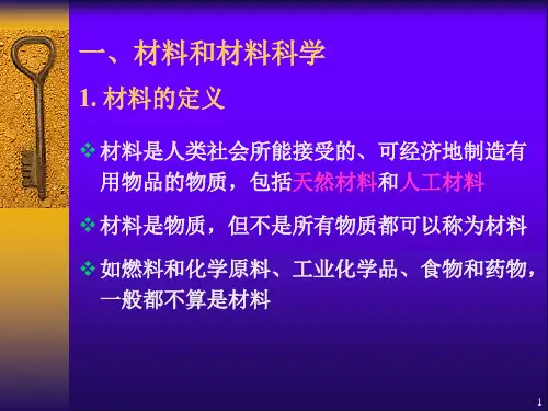 材料科学导论ppt课件
