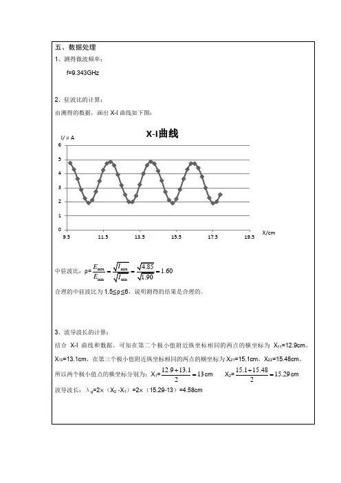 微波的传输特性和基本测量数据处理