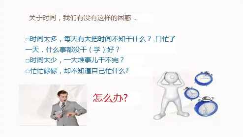 时间管理之四象限法则的运用实用课件