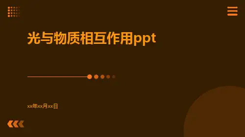 光与物质相互作用ppt