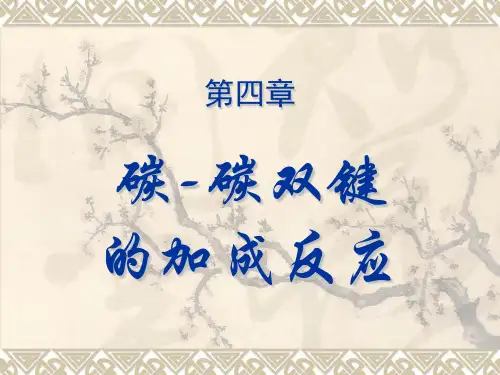 4第四章 碳-碳双键的加成反应