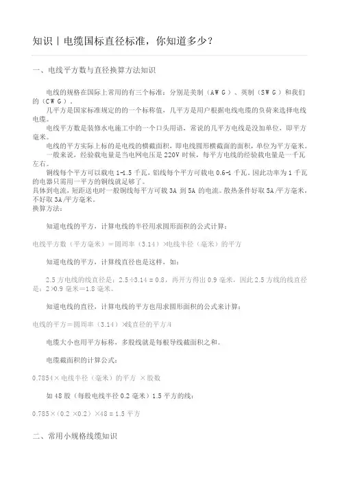 导线国标标准