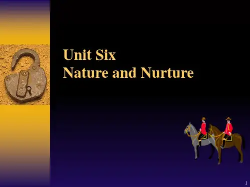Nature and NurturePPT课件