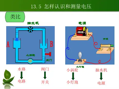 13.5 怎样认识和测量电压