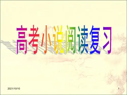 高考完整小说阅读复习
